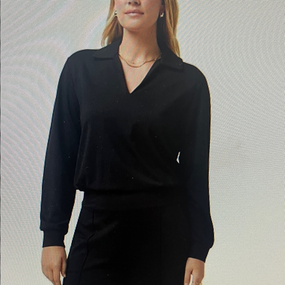Travis Mathew Black Long Sleeve Top